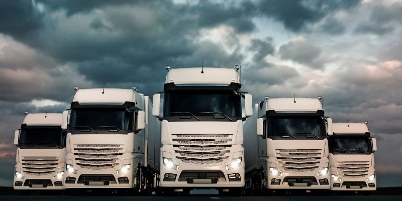 LKW Flotte NL Logistics Landverkehr